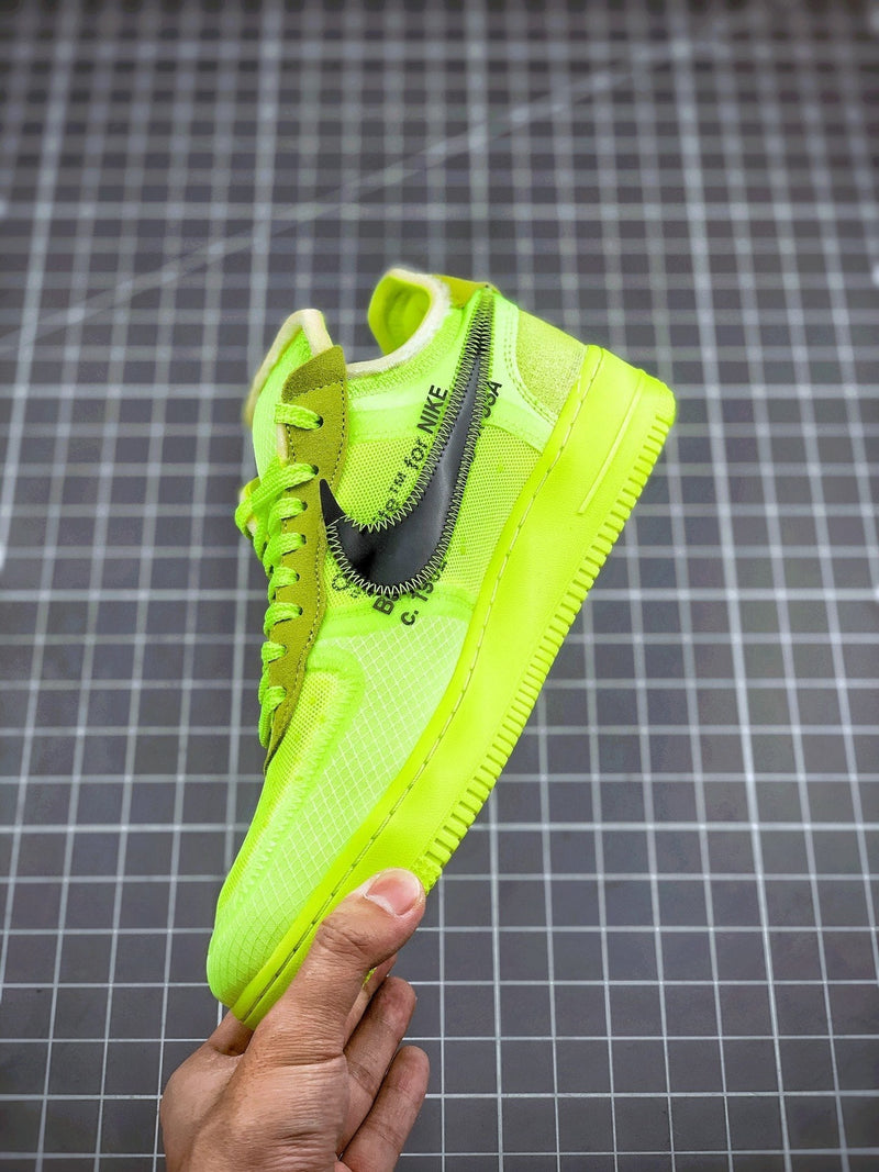 Tênis Nike Air Force Low x Off-White 'Volt' - Rei da Pelada