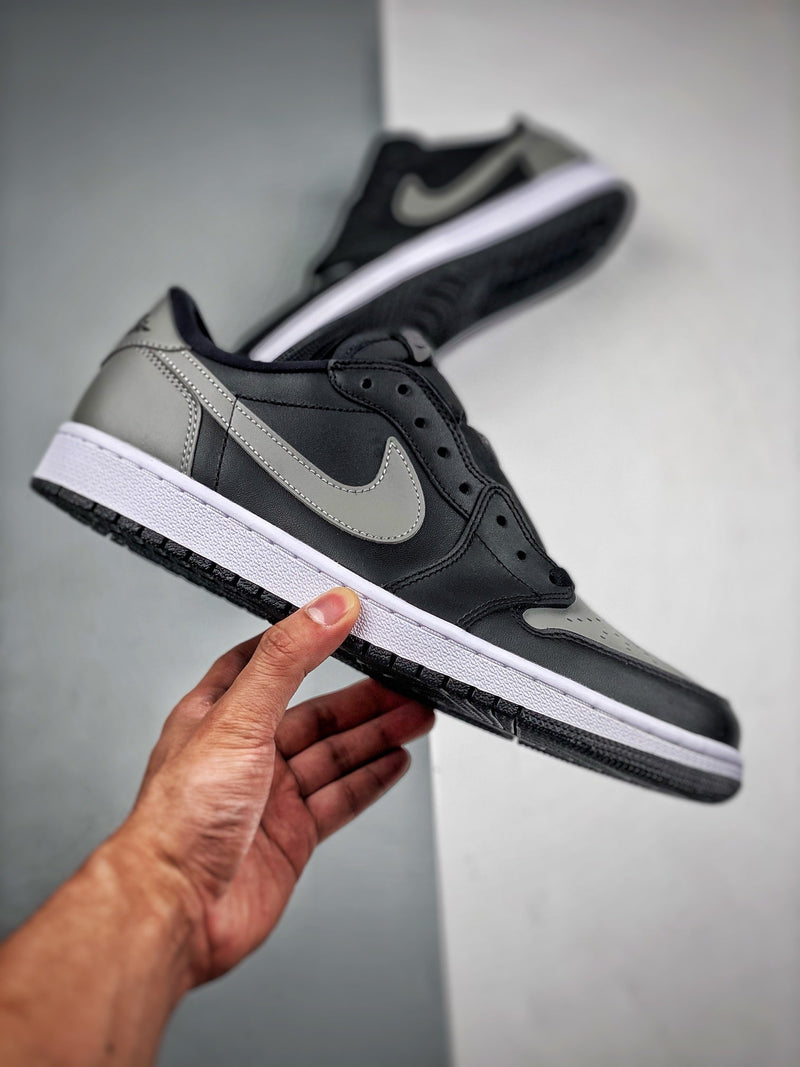 Tênis Nike Air Jordan 1 Low Retro "Black Grey" - Rei da Pelada