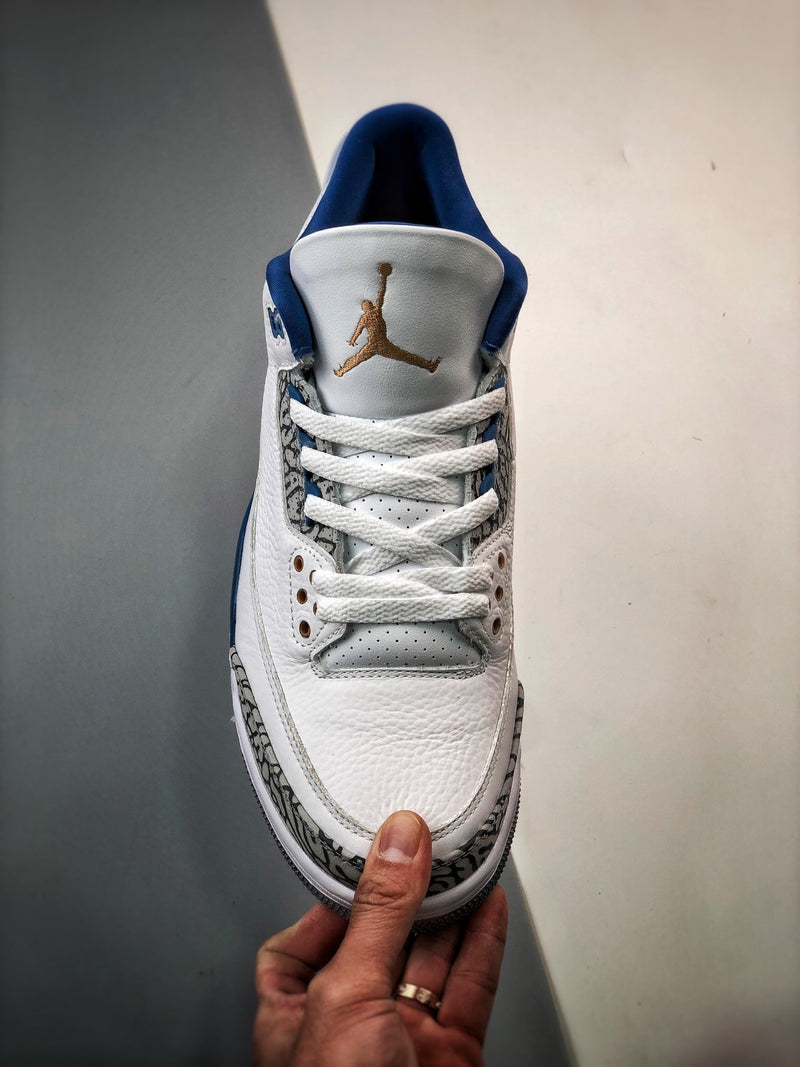 Tênis Nike Air Jordan 3 Retro "Racer Blue" - Rei da Pelada