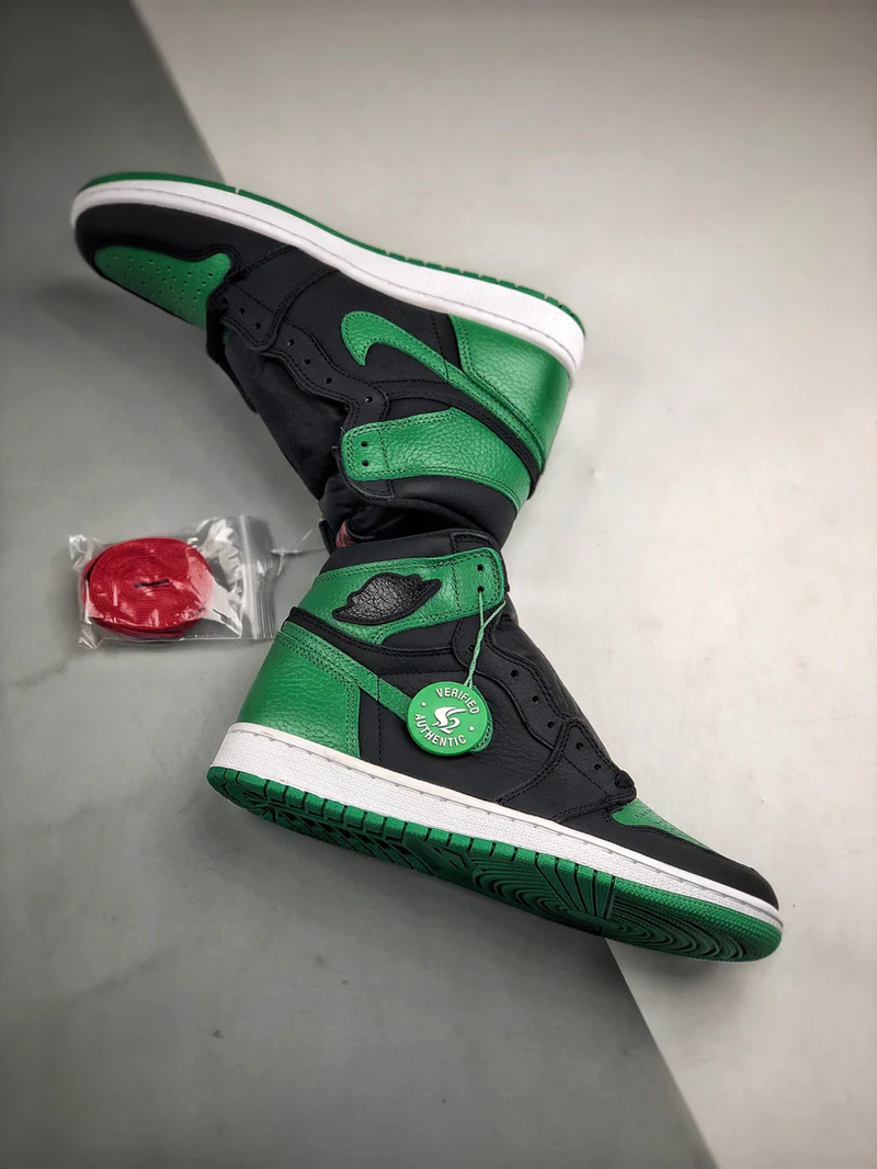 Tênis Nike Air Jordan 1 High Pine Green Black - Rei da Pelada