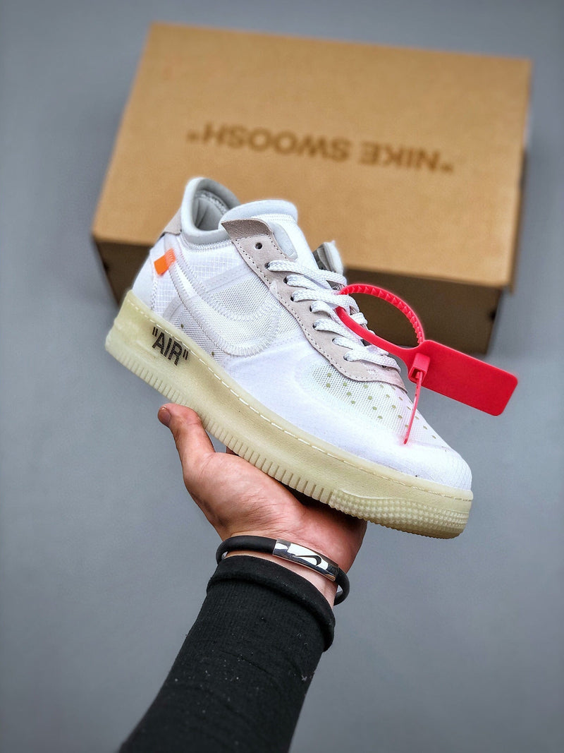 Tênis Nike Air Force Low x Off-White 'The Ten' - Rei da Pelada