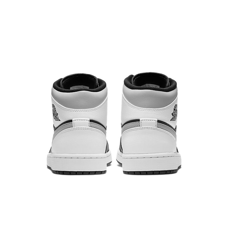 Tênis Nike Air Jordan 1 Mid White Shadow - Rei da Pelada