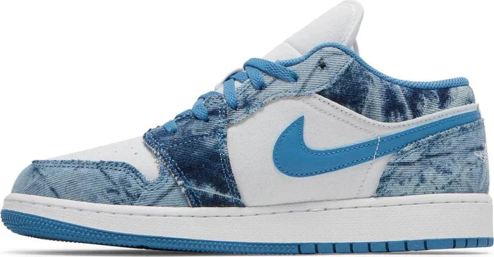 Tênis Nike Air Jordan 1 Low GS 'Washed Denim' - Rei da Pelada