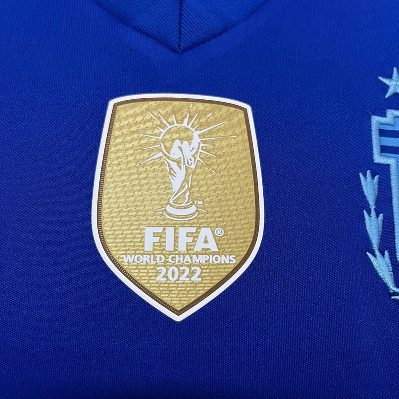 Camisa Seleção Argentina Away 24/25 - Messi 10 Torcedor Masculino - Azul - Copa América