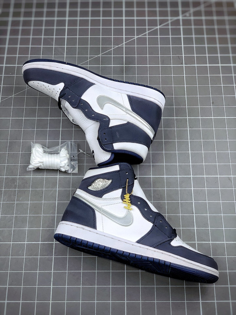 Tênis Nike Air Jordan 1 High CO.JP 'Midnight Navy' - Rei da Pelada