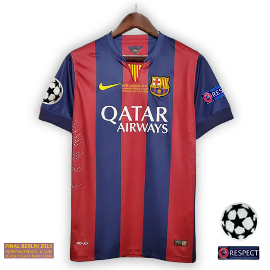 Camisa Barcelona - Retrô 2014/15 - NEYMAR JR #11 - Vermelha - Nike