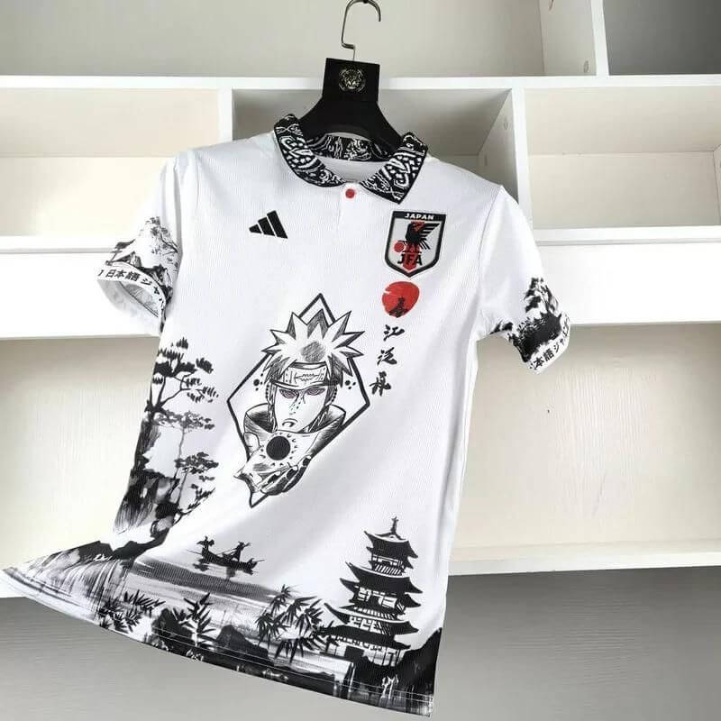 Camisa Japão Edição Naruto Pain – 2024 - Torcedor Masculino Branco