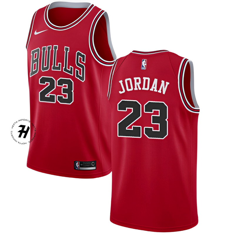 Regata NBA Chicago Bulls Icon Edition Michael Jordan Vermelha