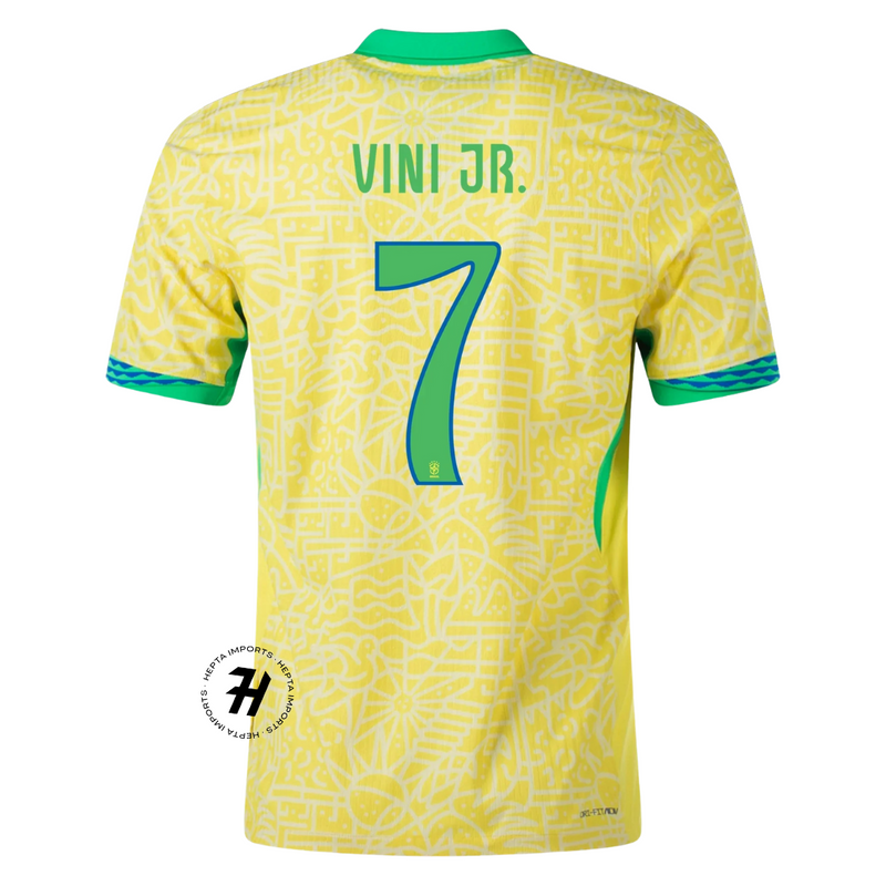 Camisa Brasil Home 24/25 - Vini Jr 7 - Masculina Torcedor