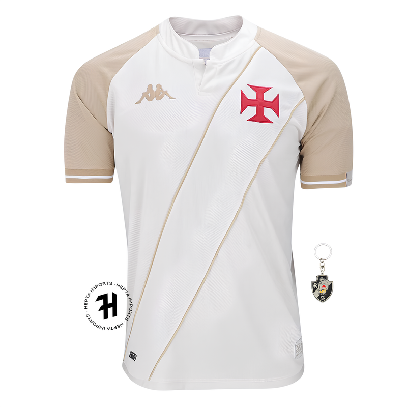 Camisa do Vasco Da Gama Third 2024/25 - Torcedor Masculina + Chaveiro de Brinde - Lançamento