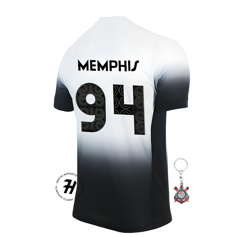 Camisa Corinthians Home 2024/25 - Memphis 94 + Chaveiro de Brinde - Masculina Torcedor