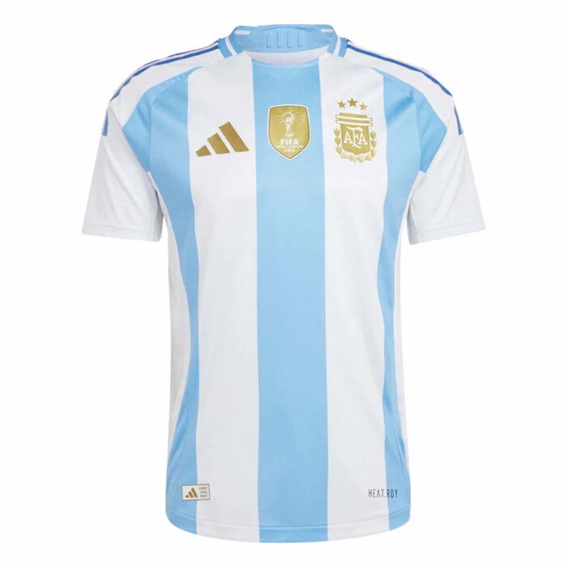 Camisa Argentina Titular 24/25 - Adidas Torcedor Masculina Patch Campeão