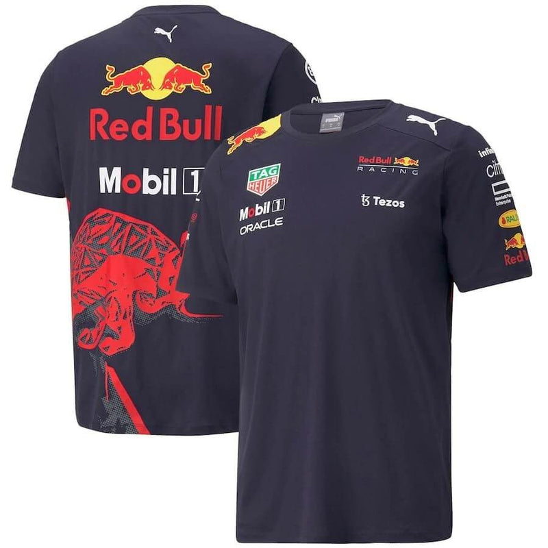 Camisa F1 - Red Bull Racing - Gola Redonda - Verstappen