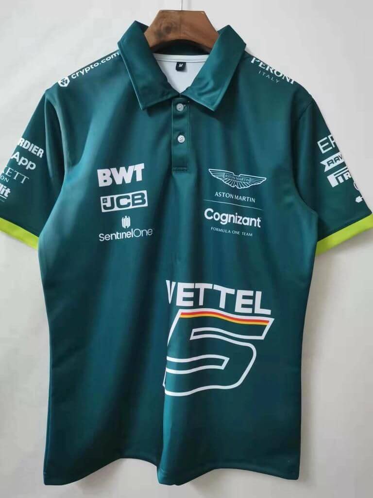 Camisa Aston Martin - Sebastian Vettel