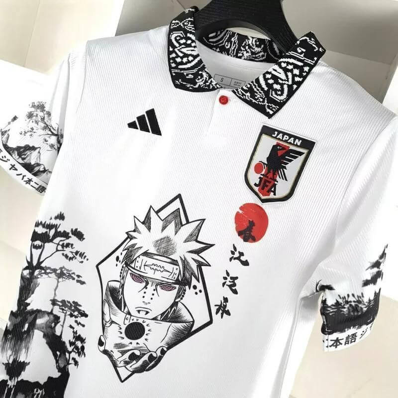 Camisa Japão Edição Naruto Pain – 2024 - Torcedor Masculino Branco