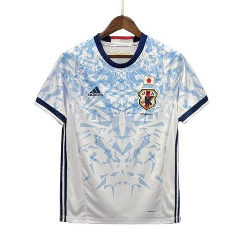 Camisa Japão Retrô Anime Dragon Ball – 16/17 - Torcedor Masculino - Branco com detalhes em Azul