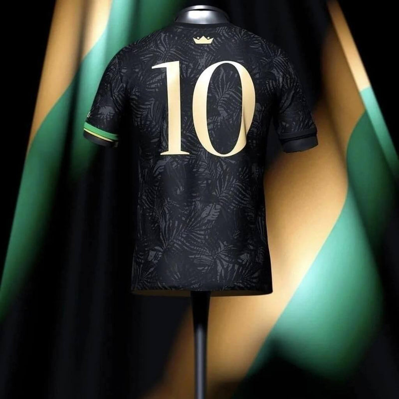 Camisa “The Prince” Neymar Jr 10 - Preta e Dourado - Comma Football - 2023/2024