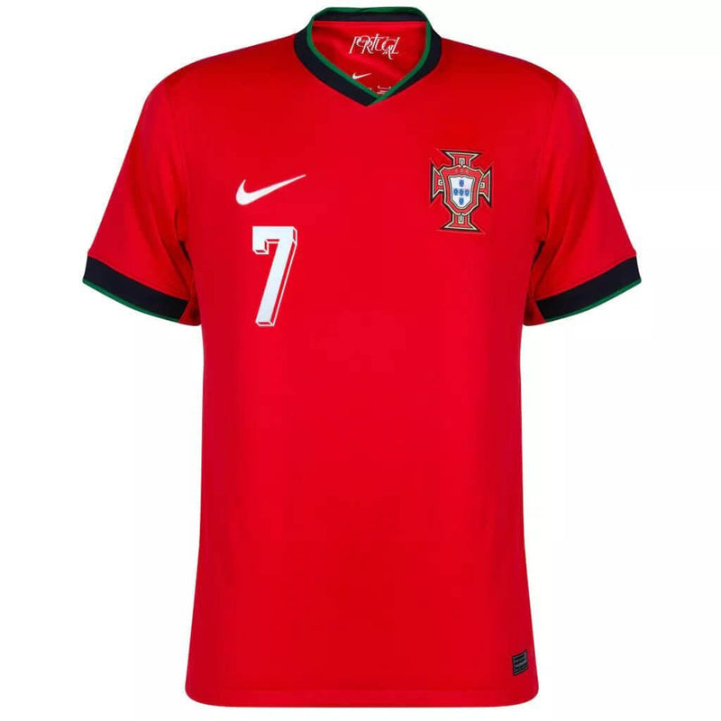 Camisa Portugal I 24/25 Ronaldo 7 - Torcedor Masculina