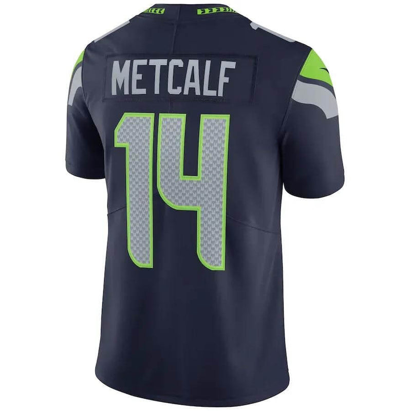 Camisa NFL Seattle Seahawks Metcalf 14 Nike Limited Jersey - Azul Marinho