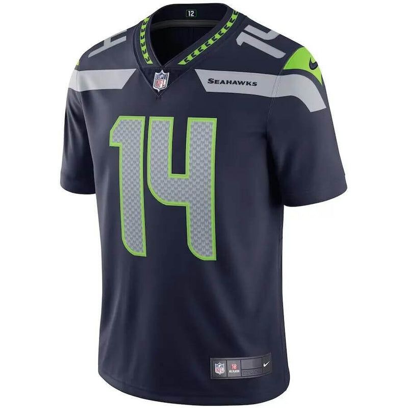 Camisa NFL Seattle Seahawks Metcalf 14 Nike Limited Jersey - Azul Marinho