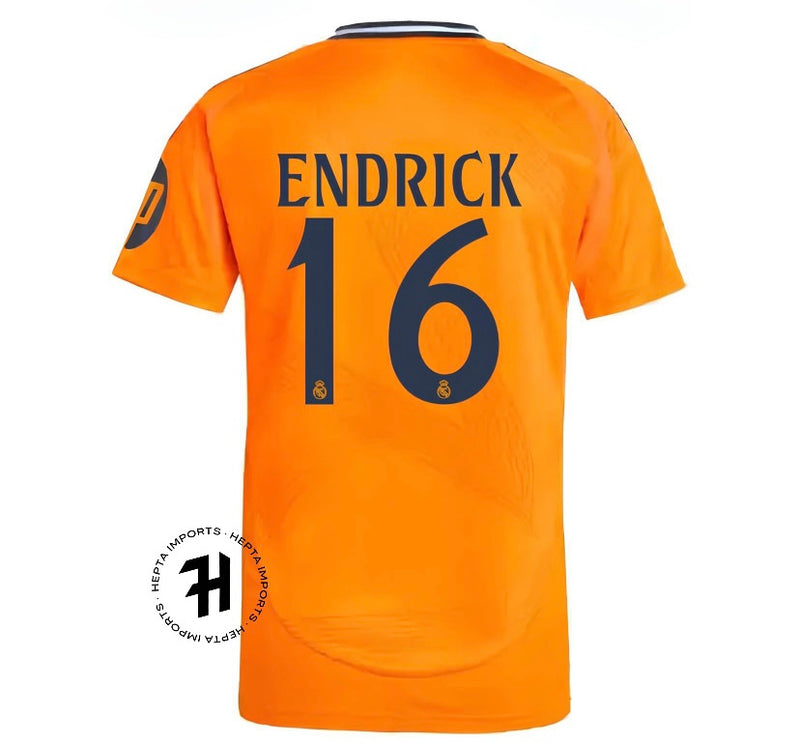 Camisa Real Madrid Away 24/25 - Endrick #16 - Masculina Torcedor