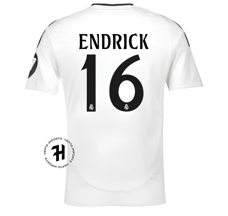 Camisa Real Madrid 24/25 - Endrick #16 - Masculina Torcedor