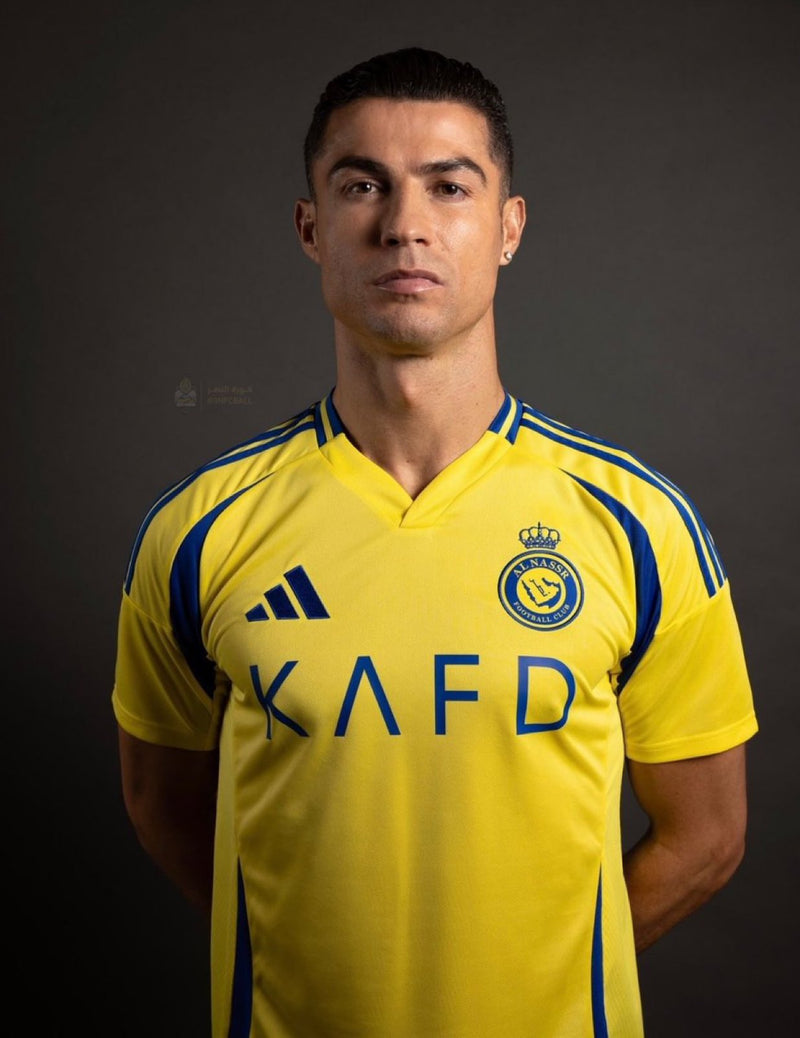 Camisa Al-Nassr Home 24/25 - Torcedor Masculina - PERSONALIZAÇÃO CR7