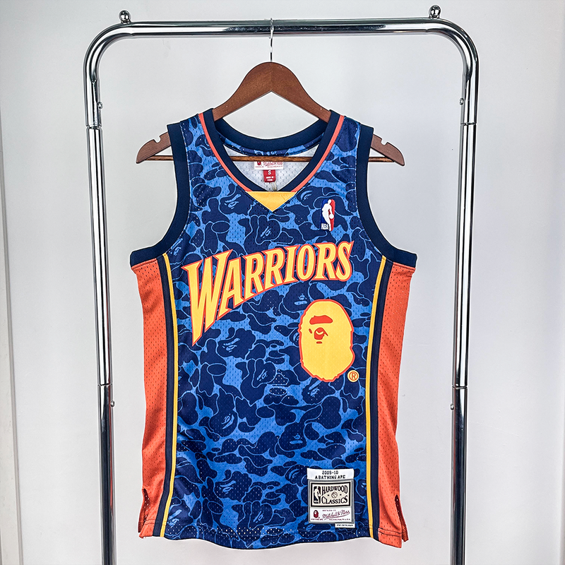 Regata Mitchell & Ness x BAPE - Golden State - Rei da Pelada