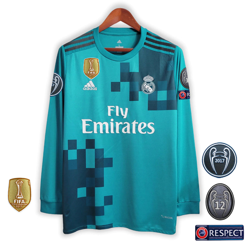 Camisa Real Madrid Third Manga Longa 2017-2018