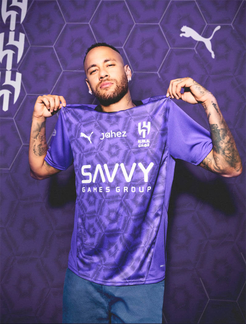 Camisa Al Hilal Third 24/25 - NEYMAR JR 10 Masculina