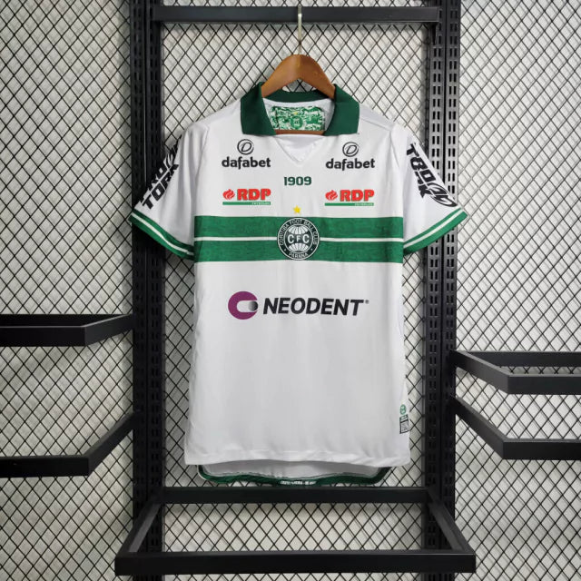 Camisa Coritiba Home 2023 Torcedor Masculina - Branca