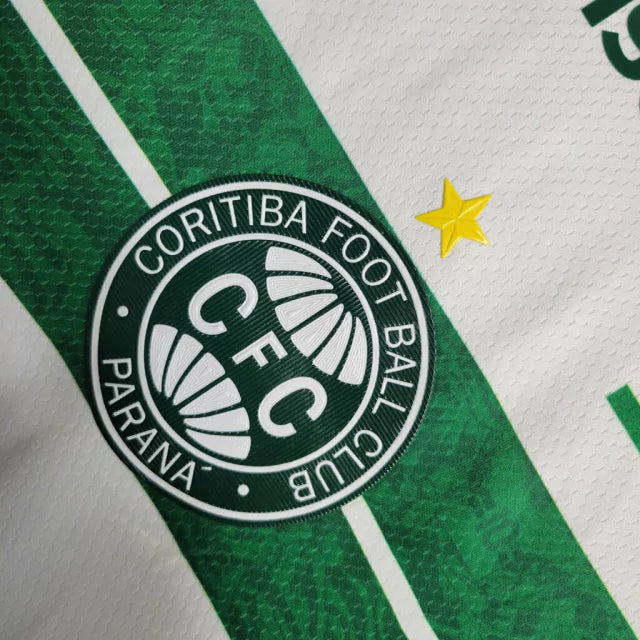 Camisa Coritiba Home 2023 Torcedor Masculina - Branca