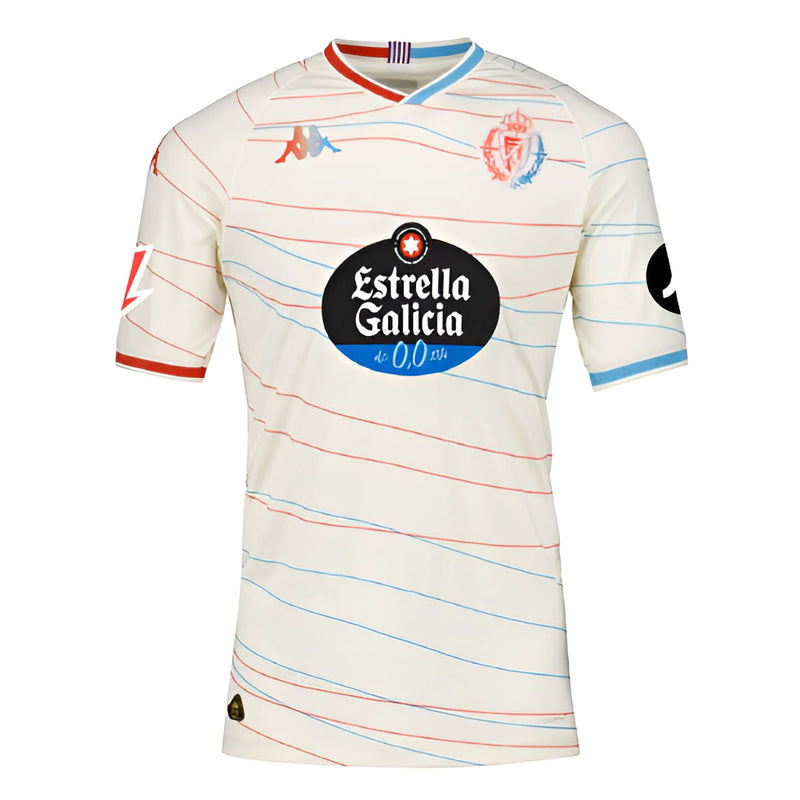 Camisa Real Valladolid II 24/25 Kappa Masculina - Branco