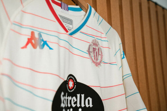 Camisa Real Valladolid II 24/25 Kappa Masculina - Branco