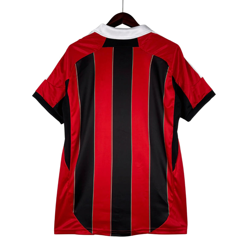 Camisa Retro AC Milan I 12/13 Adidas Masculina - Vermelho