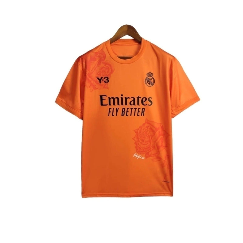 Camisa Real Madrid Edição especial 24/25 - Torcedor Y-3 Masculina - Laranja