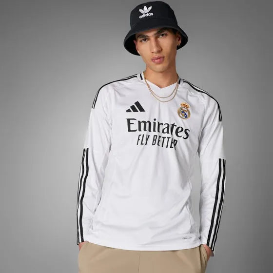 Real Madrid Home 24/25 - Manga Longa - Lançamento