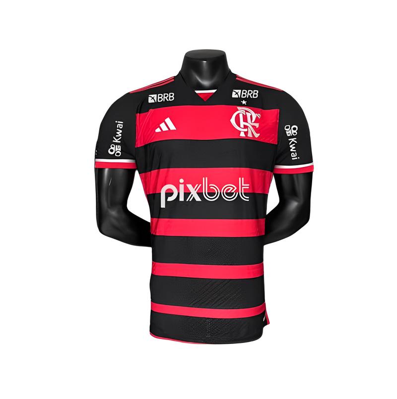 Camisa Flamengo Home 2024/25 - Jogador - Masculina - Com Patrocinadores - Gabi 10#