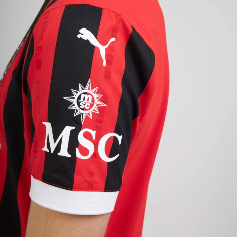 Camisa AC Milan Home 24/25 - Masculina Torcedor