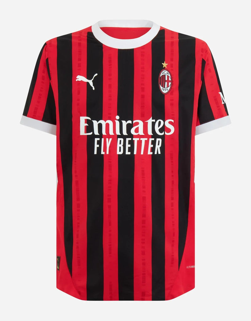 Camisa AC Milan Home 24/25 - Masculina Torcedor