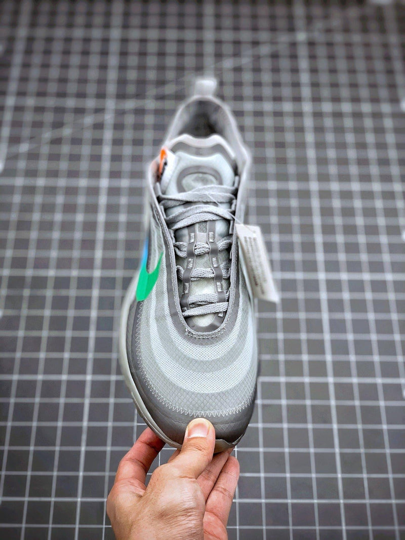 Tênis Nike Air Max 97 x OFF-White "Grey" - Rei da Pelada