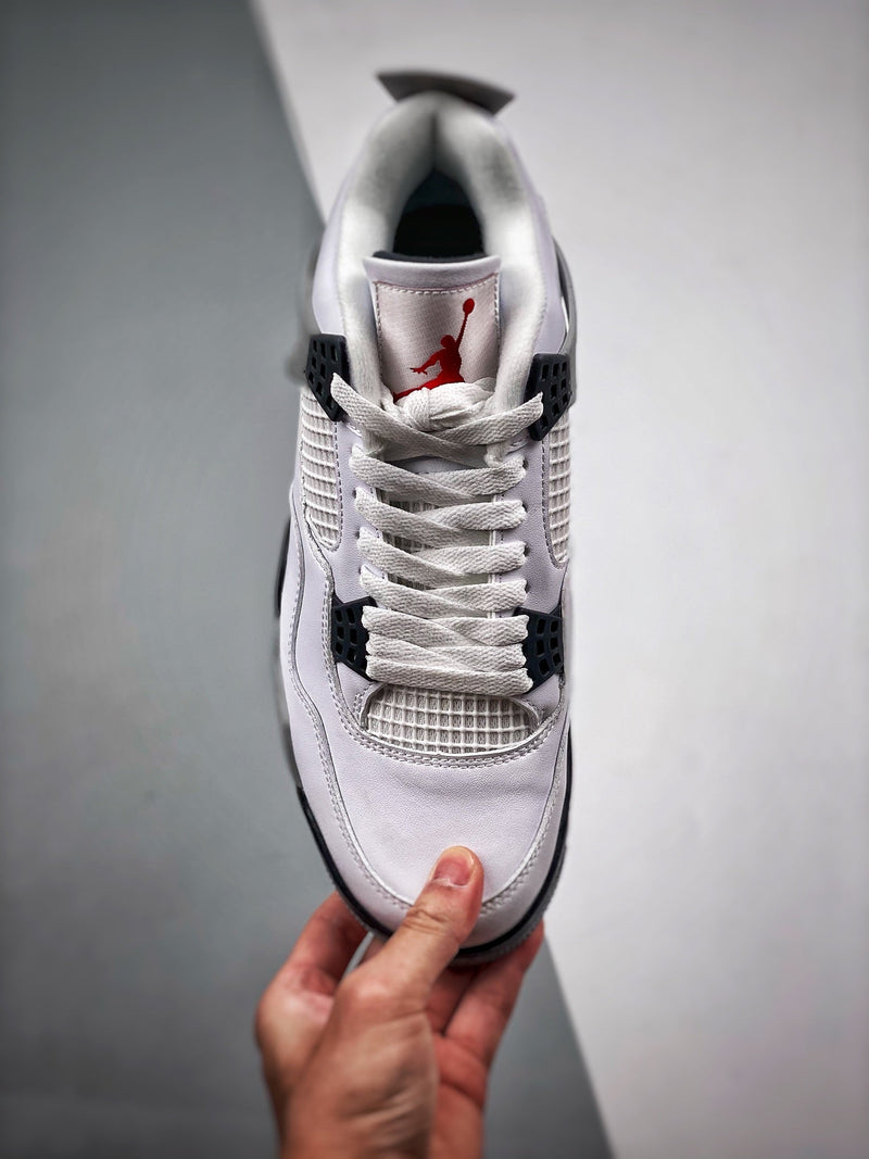 Tênis Nike Air Jordan 4 "White Cement" - Rei da Pelada