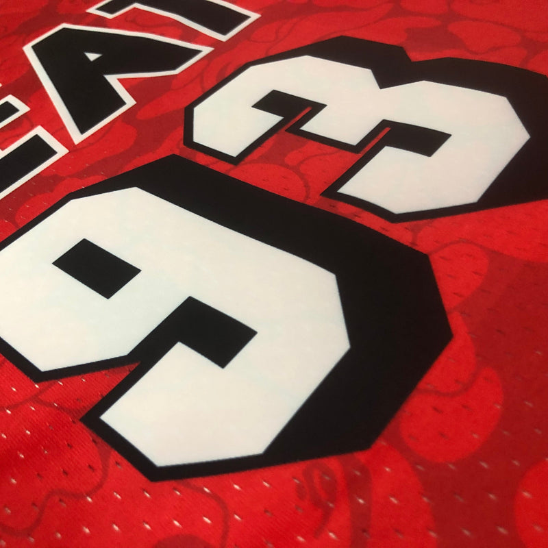 Regata Miami Heat Mitchell & Ness BAPE Edition 1993 - Rei da Pelada