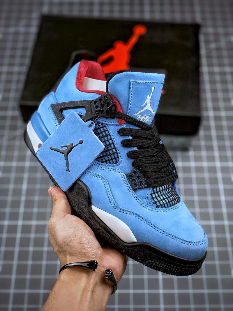 Tênis Travis Scott x Nike Air Jordan 4 'Cactus Jack' - Rei da Pelada