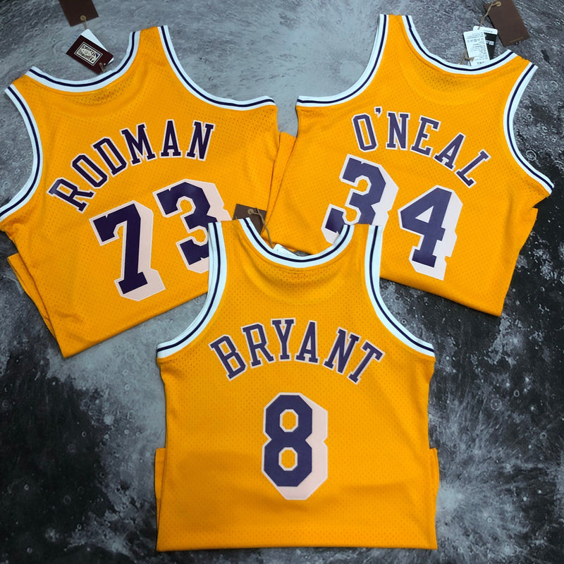 Regata Los Angeles Lakers Mitchell & Ness Home 96/97 - Rei da Pelada