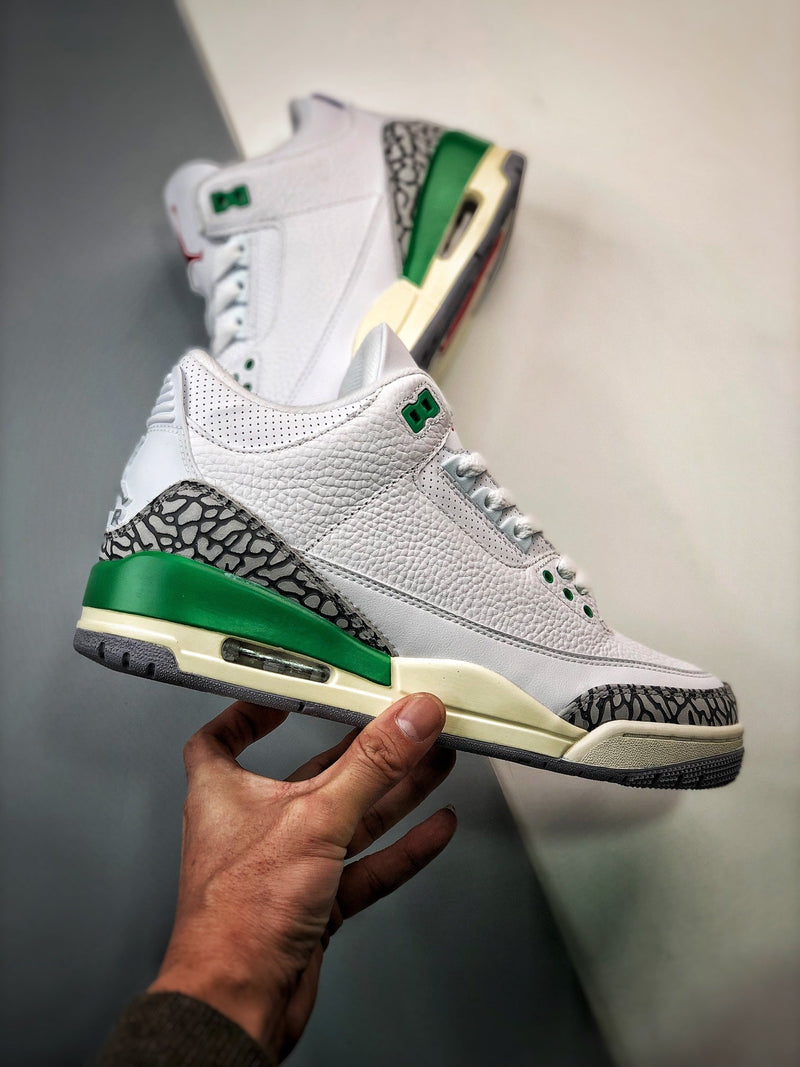 Tênis Nike Air Jordan 3 "Luck Green" - Rei da Pelada