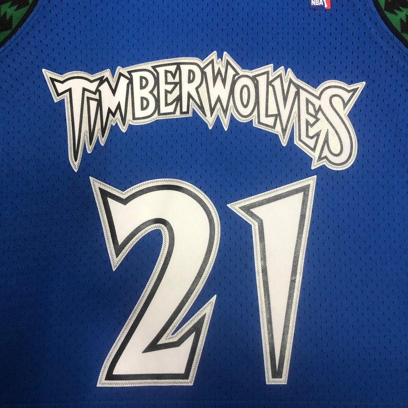 Regata Minnesota Timberwolves Mitchell & Ness Away 03/04 - Rei da Pelada