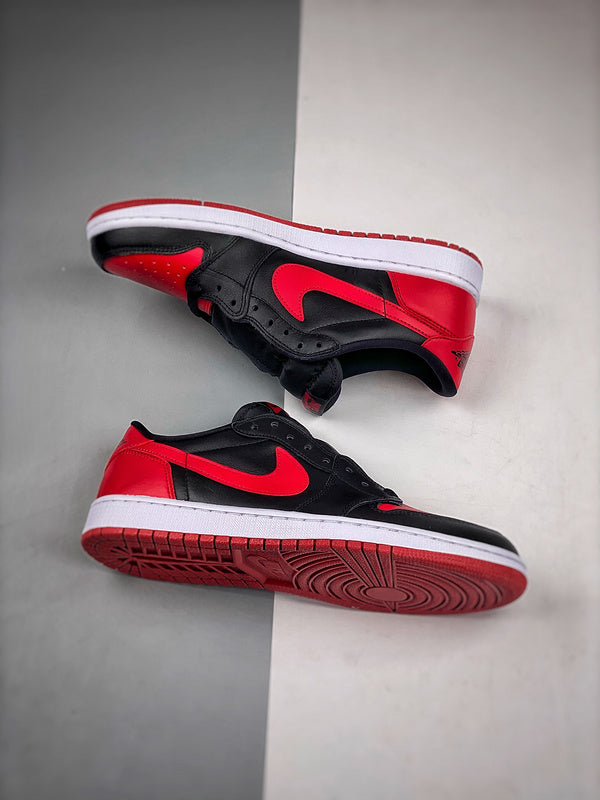 Tênis Nike Air Jordan 1 Low Retro "Bred" - Rei da Pelada