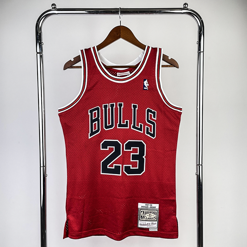 Regata Mitchell & Ness Chicago Bulls 1986-1987 Vermelha - Rei da Pelada