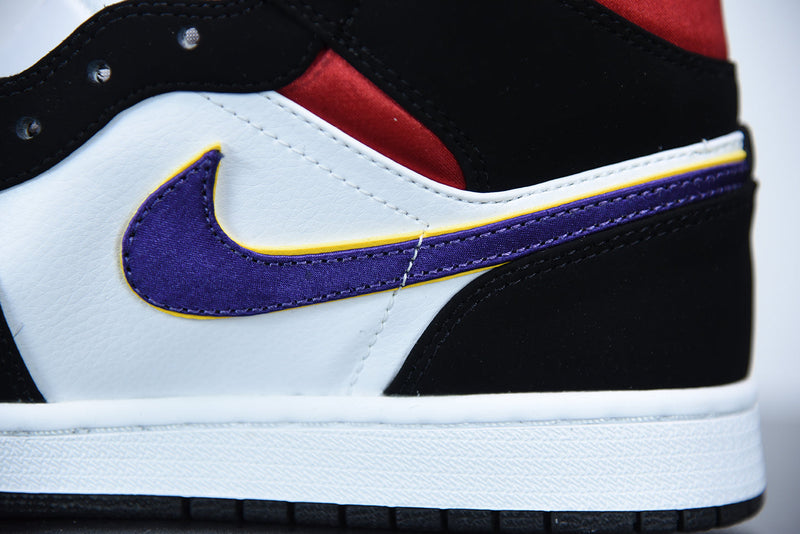 Tênis Nike Air Jordan 1 Mid "Lakers Top 3" - Rei da Pelada